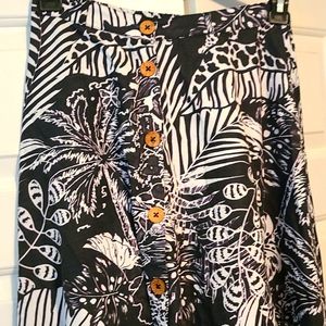 Black and white skirt